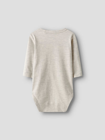 Body Långärmad Nalle Puh Ola Beige