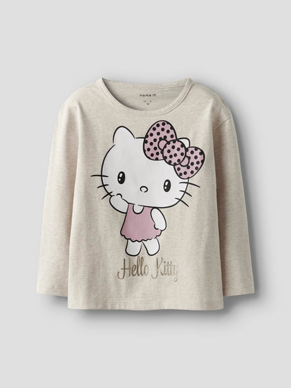 Topp Hello Kitty Långärmad Obba Beige