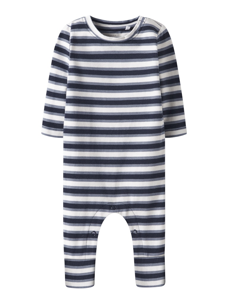 Långärmad Pyjamas Randig Blå