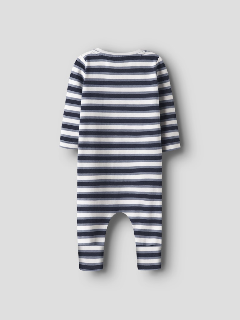 Långärmad Pyjamas Randig Blå