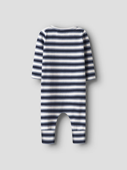 Långärmad Pyjamas Randig Blå