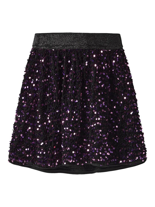 Paljettkjol Runica Lila