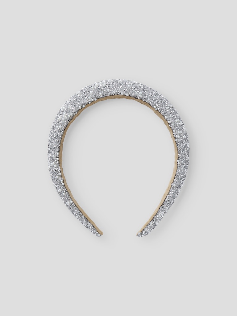 Diadem Glitter Rillo Silver