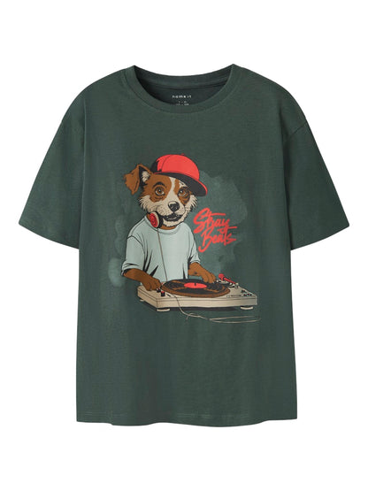 T-shirt Nova Hund Grön