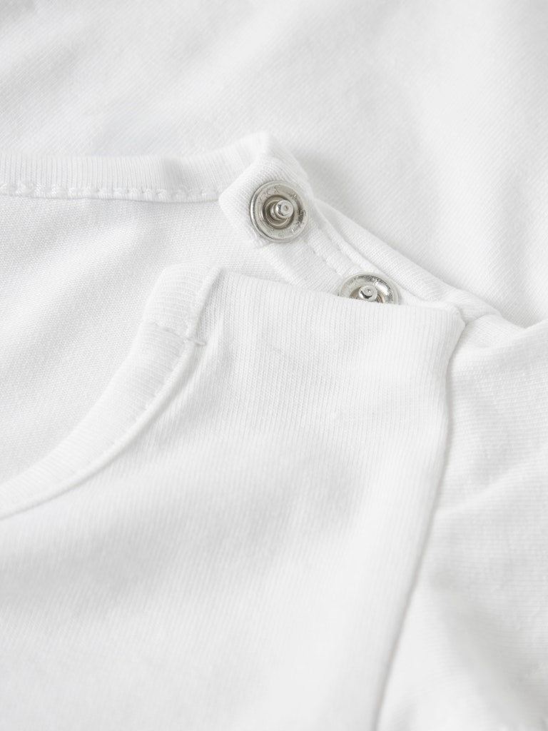 Body Långärmad Nalle Rindy Vit