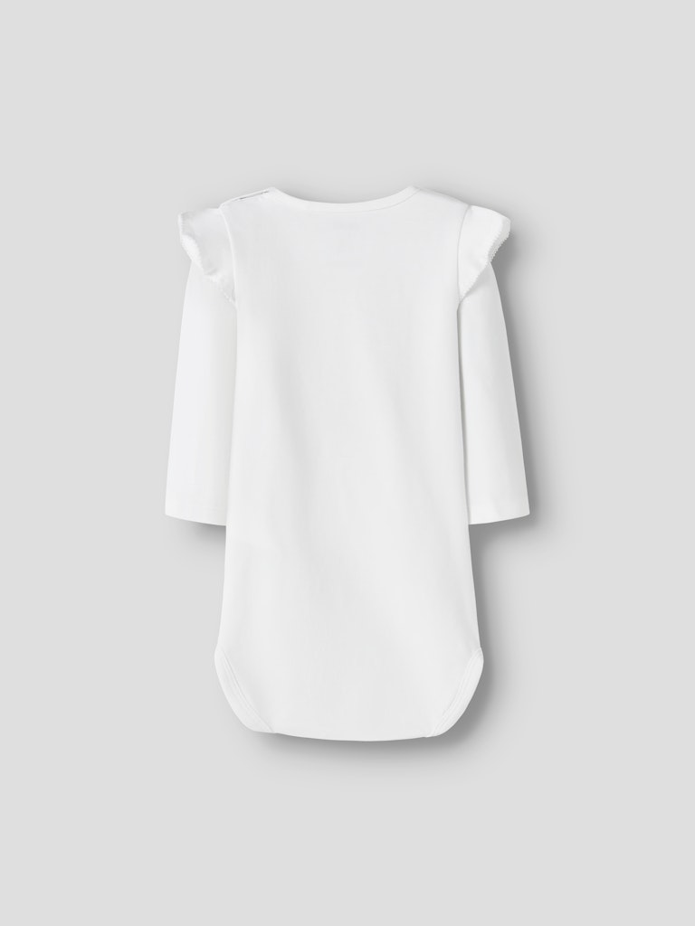 Body Långärmad Nalle Rindy Vit