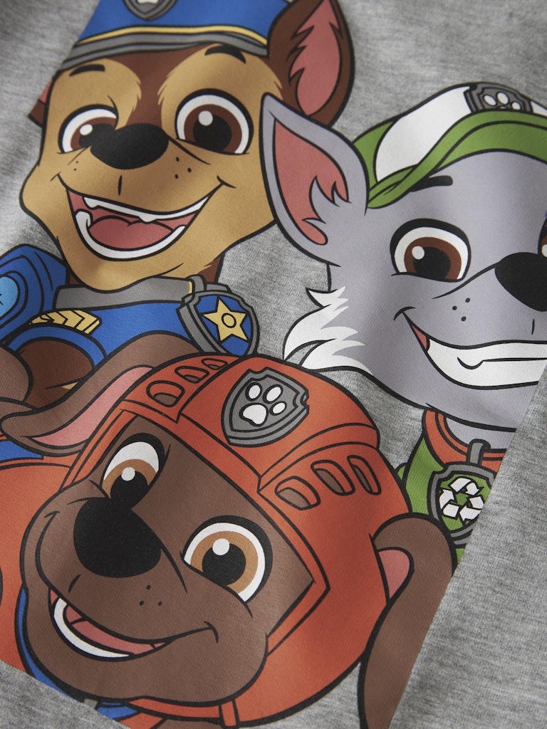Topp Lång Ärm Nitin Paw Patrol Grå