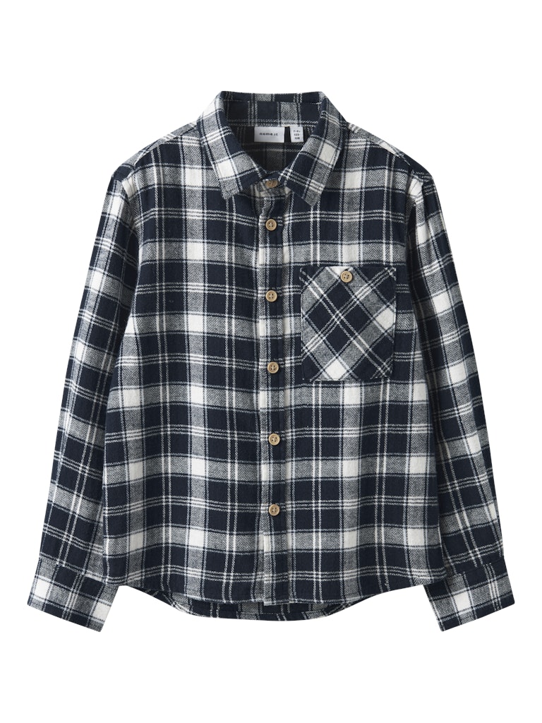 Skjorta Flanell Rutig Sunda Blå