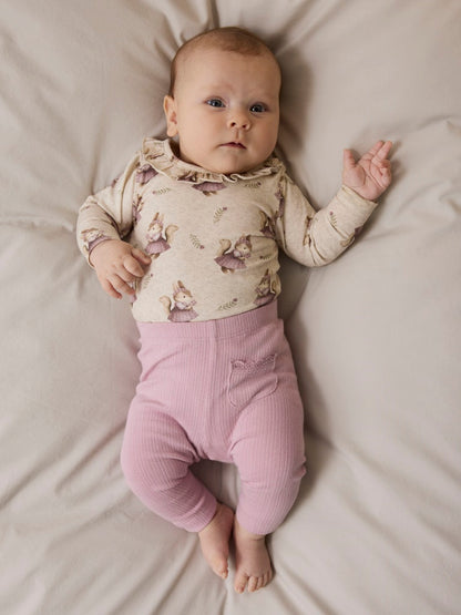 Leggings Siva Enfärgade Rosa