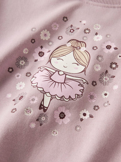 Sweattröja Viloui Ballerina Rosa