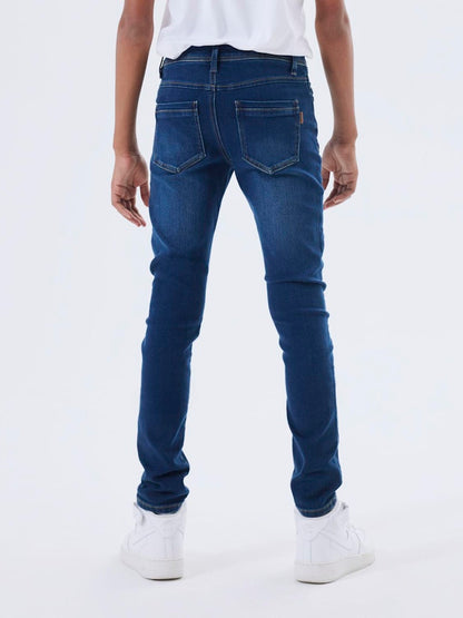 Jeans Silas Slim  Jeans Mörk Tvätt