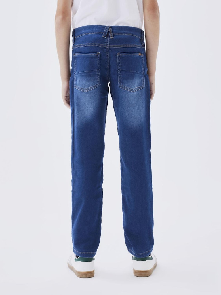 Jeans Theo Slim Dnm Thayer Medium Blå