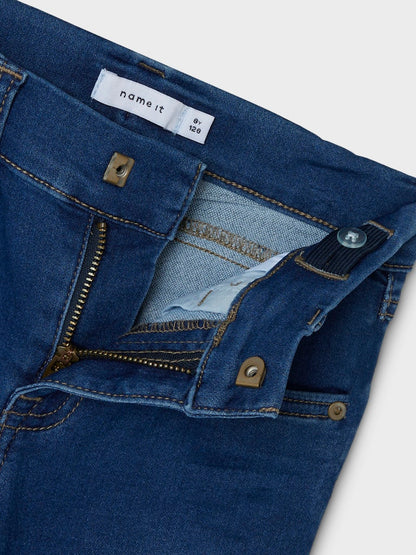 Jeans Theo Slim Dnm Thayer Medium Blå