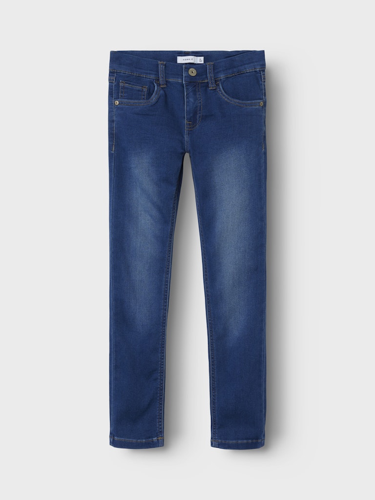 Jeans Theo Slim Dnm Thayer Medium Blå