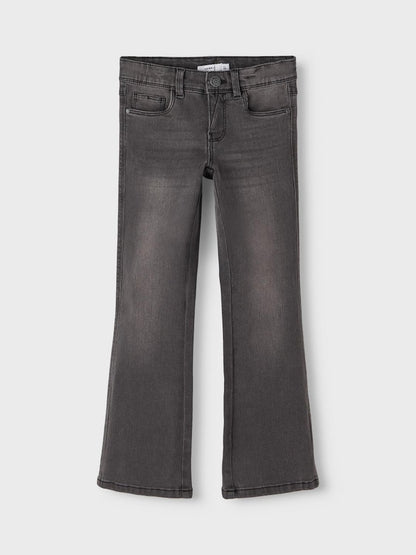 Bootcutjeans Dark Grey Denim