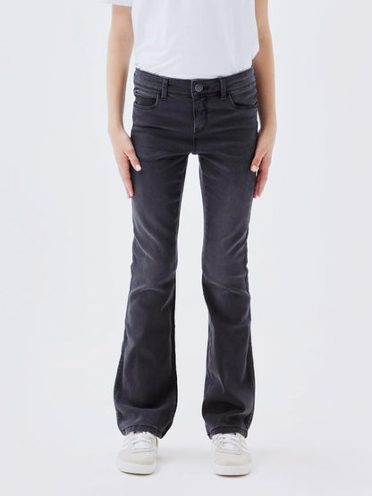 Bootcutjeans Dark Grey Denim