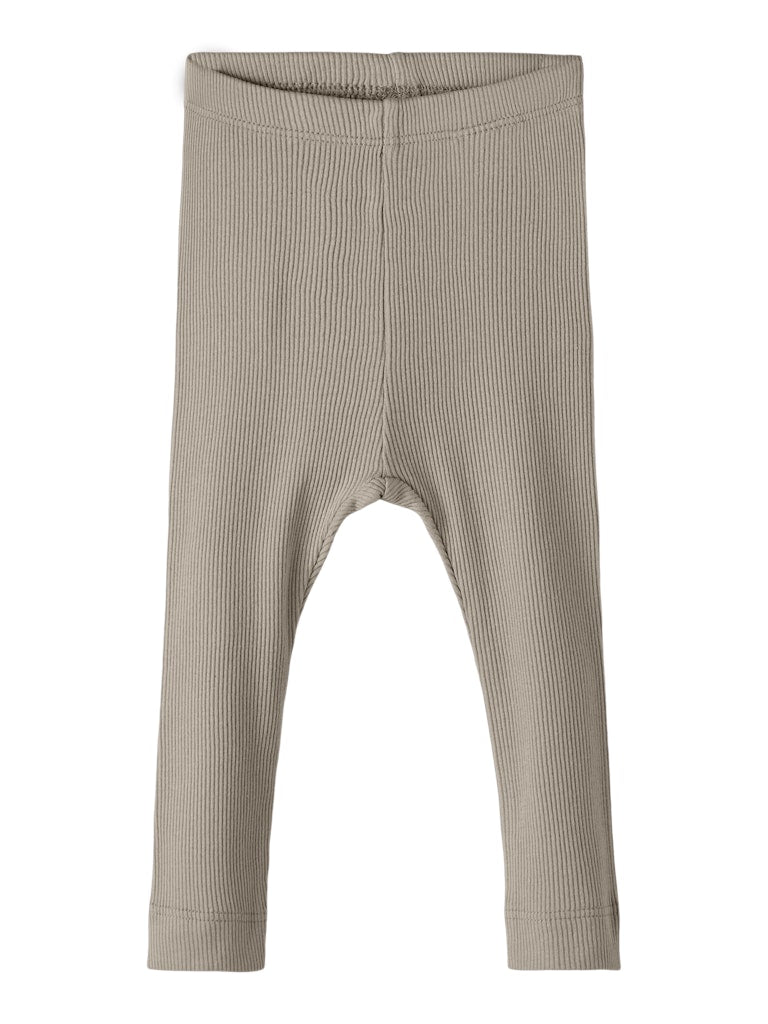 Byxa/Legging Kab NB Ribbad Enfärgad Beige