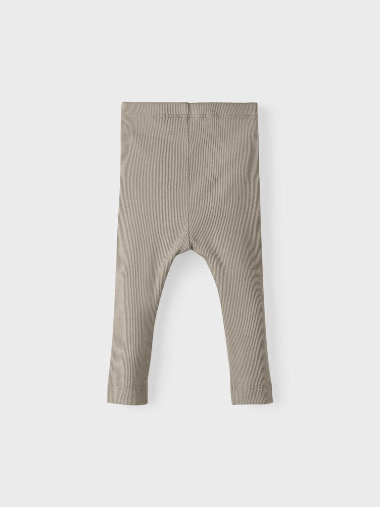 Byxa/Legging Kab NB Ribbad Enfärgad Beige