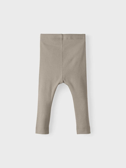 Byxa/Legging Kab NB Ribbad Enfärgad Beige