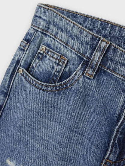 Jeans Silas Slitningar Lös Passform