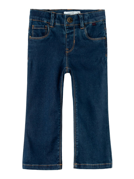 Supermjuka Jeans Bootcut Salli Mörk Tvätt