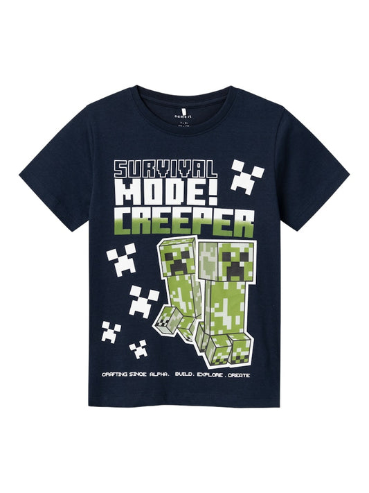 T-shirt Minecraft Mylius Blå