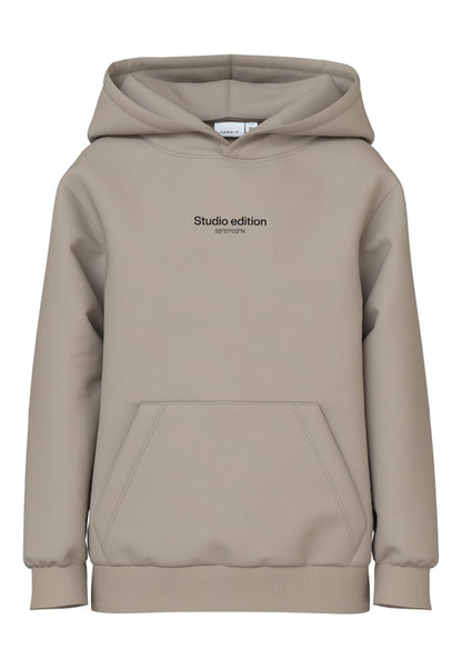 Hoodie Brody Enfärgad Beige