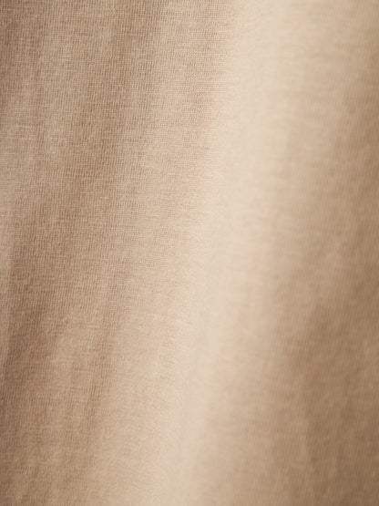 T-shirt Vobbo K Kortärmad Enfärgad Beige