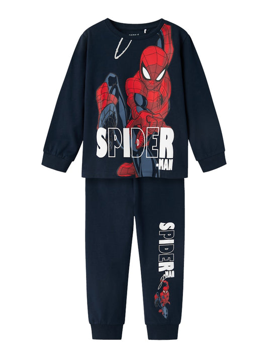 Pyjamas Spider-Man Alfred Marinblå