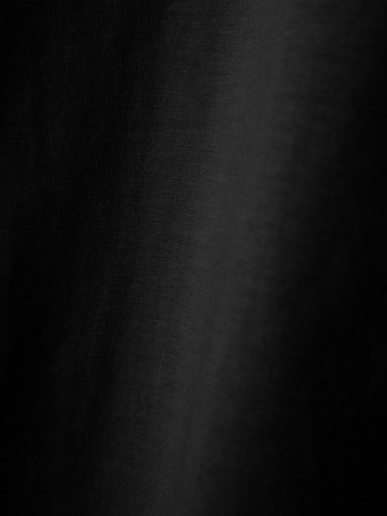 T-shirt Vobbo Kortärmad Enfärgad Svart