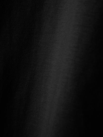 T-shirt Vobbo Kortärmad Enfärgad Svart