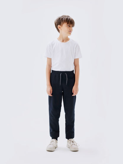 Sweatbyxa Sweat Pant Enfärgad Blå