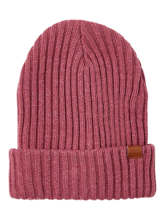 Mössa Milan Ribbstickad Glitter MG Rosa