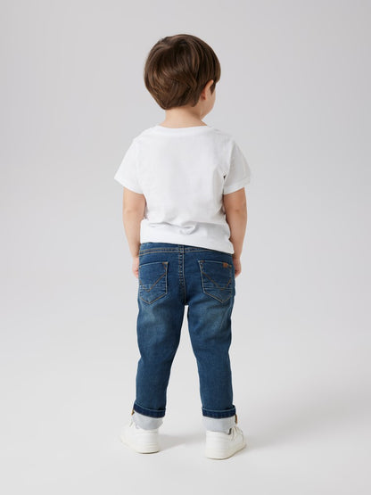 Jeans Mjuka Ryan Normal Passform Mörk Tvätt Blå
