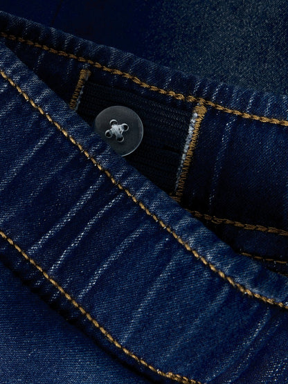 Jeans Mjuka Ryan Normal Passform Mörk Tvätt Blå