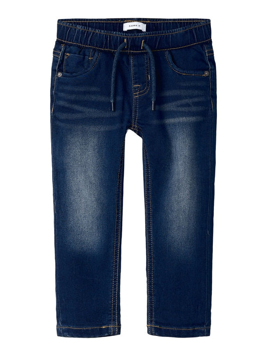 Jeans Mjuka Ryan Normal Passform Mörk Tvätt Blå