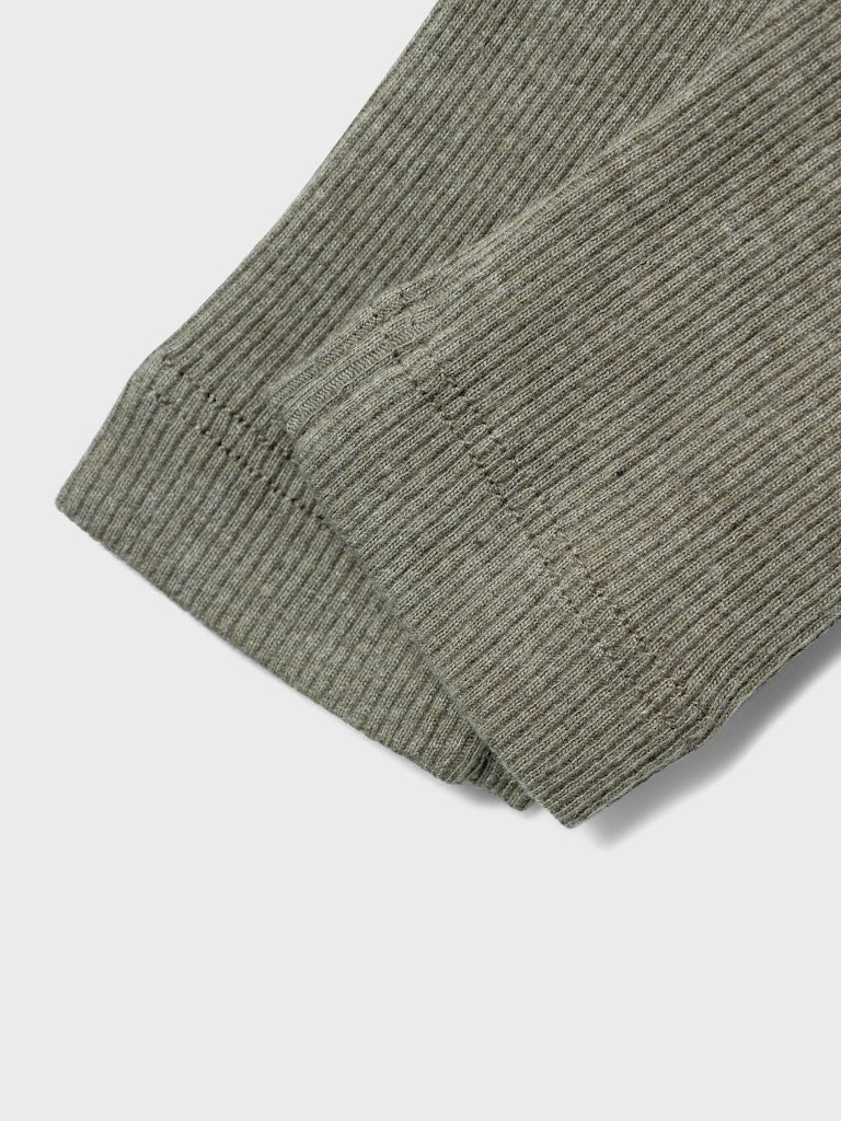 Byxa/Legging Kab Ribbad Enfärgad Olivgrön