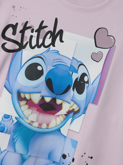 Topp Stitch Diri Kortärmad Rosa