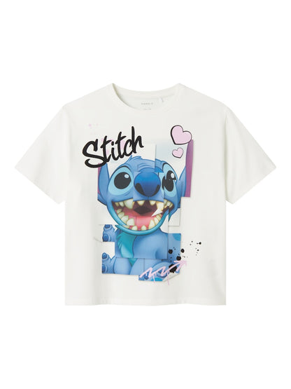 Topp Stitch Diri Kortärmad Vit