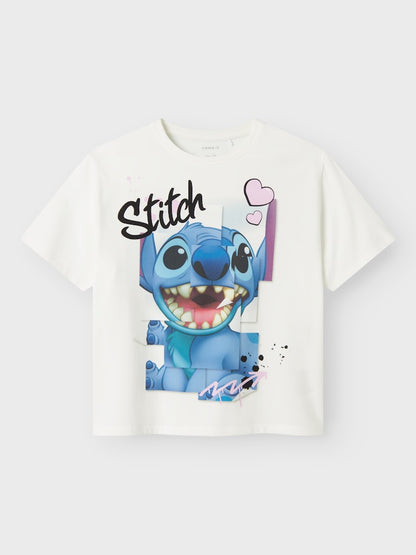 Topp Stitch Diri Kortärmad Vit