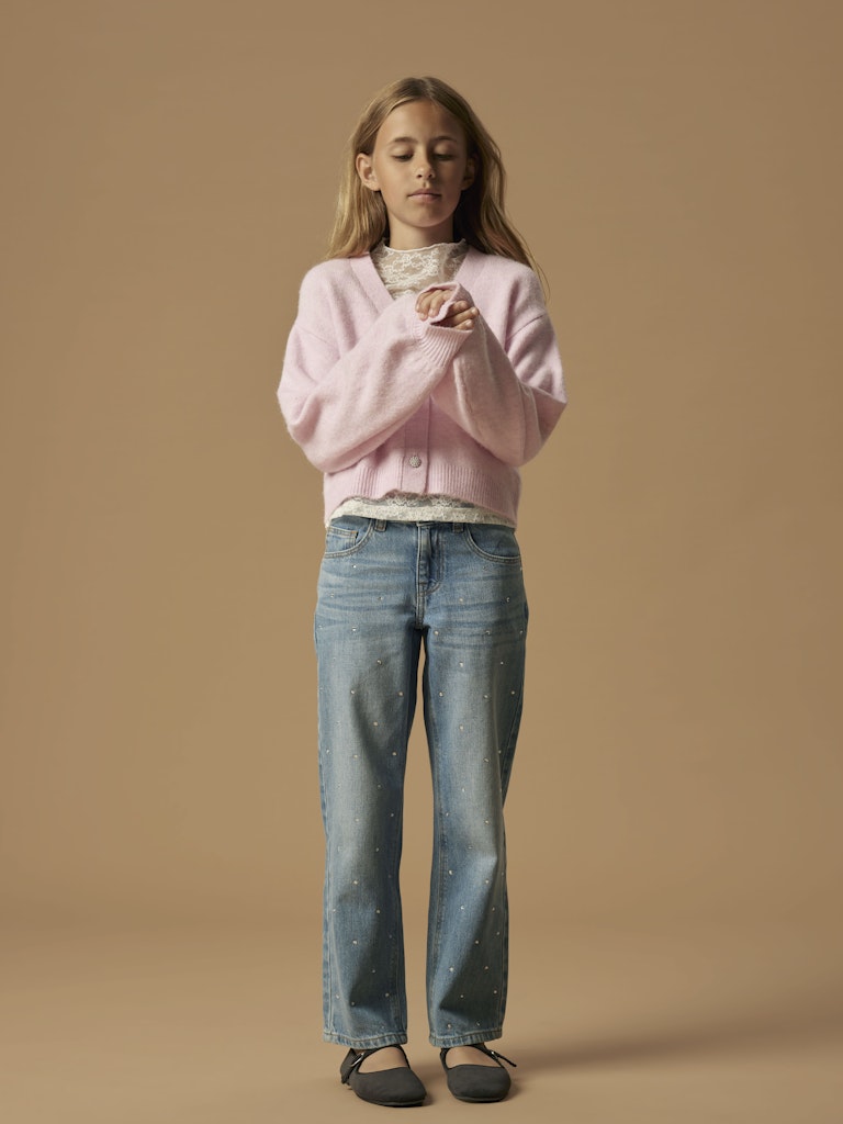 Jeans Raka Vida ben Strass Blå