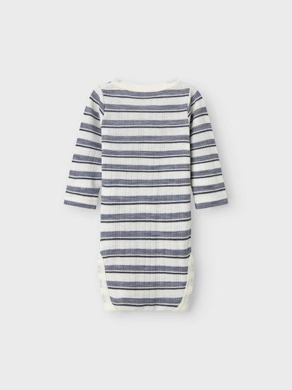 Body Merinoull Wang Randig Blå/Vit