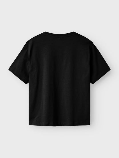 T-shirt Vobbo K Kortärmad Enfärgad Svart