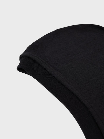 Balaclava Merinoull Willit Enfärgad Svart