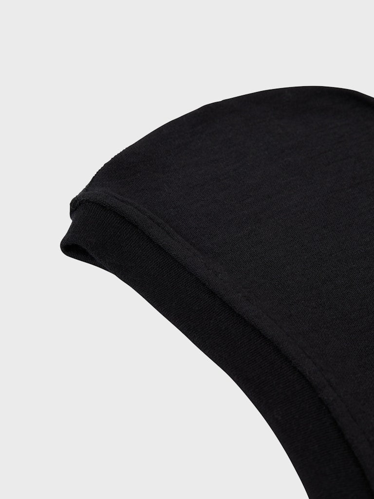 Balaclava Merinoull Willit Enfärgad Svart