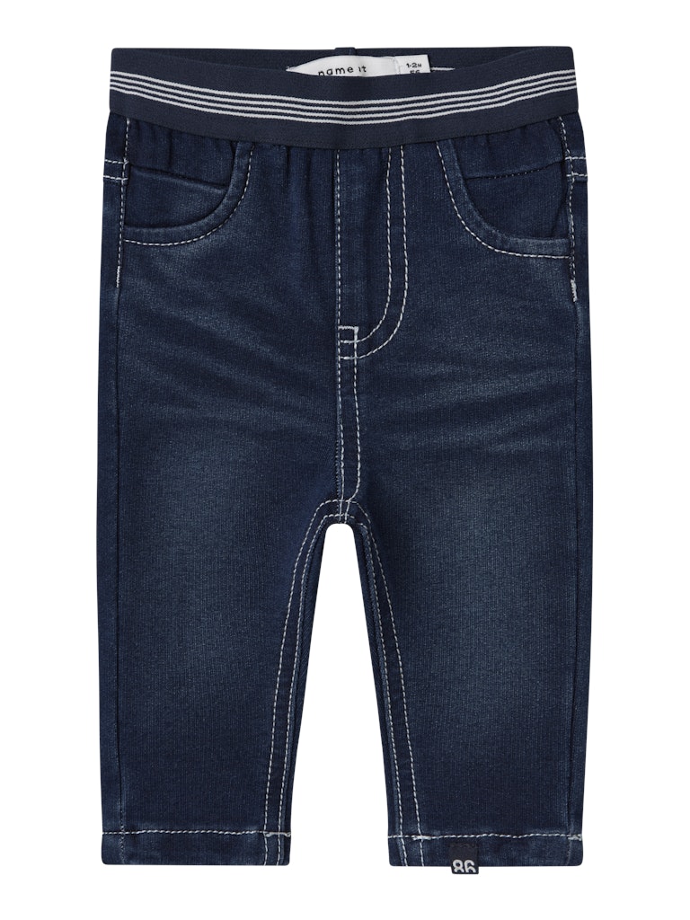 Mjuka Jeans Silas Smal Mörk Blå