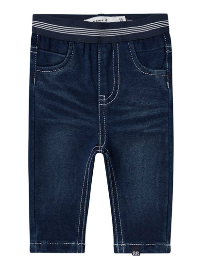 Mjuka Jeans Silas Smal Mörk Blå