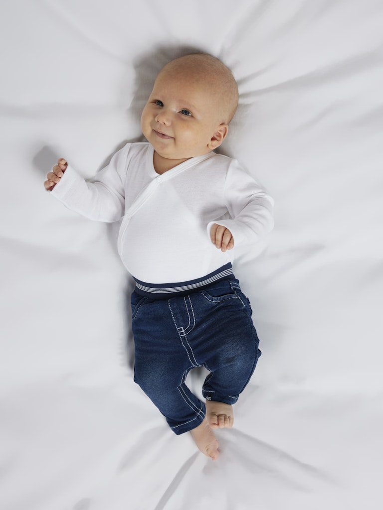 Mjuka Jeans Silas Smal Mörk Blå