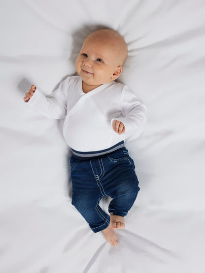 Mjuka Jeans Silas Smal Mörk Blå