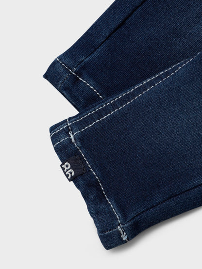 Mjuka Jeans Silas Smal Mörk Blå